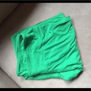 Bright green leggings